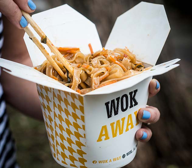 איטריות, wok away, זכיינות , אוכל טבעוני